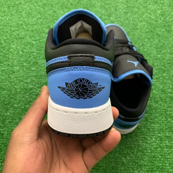-Edm- 💠*NEW* Air Jordan 1 Low “University Blue” (GS) - Picture 6 of 11